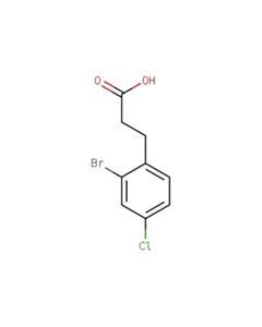 Astatech 3-(2-BROMO-4-CHLORO-PHENYL)-PROPIONIC ACID; 5G; Purity 95%; MDL-MFCD18390609